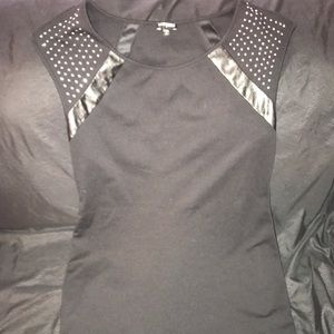 Black and Silver Rhinestone Dress
